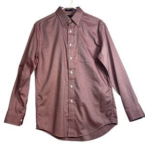 Pendleton Bridgeport Red Long-Sleeve Cotton Button-Up Shirt Classic Fit Men Sz S